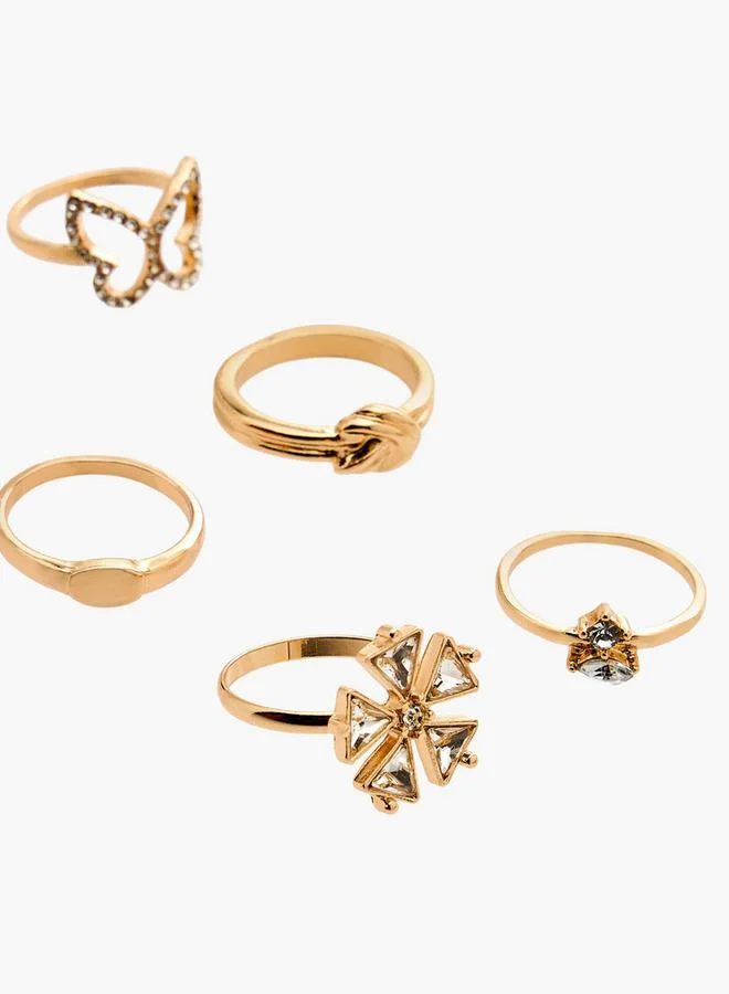 فلورا بيلا من شو إكسبرس Assorted Metal Ring - Set Of 6 Ramadan Collections